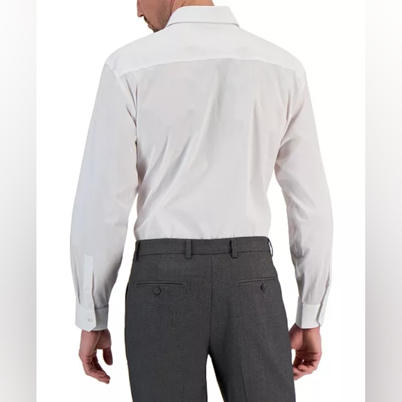 Alfani Men's Regular Fit 2-Way Stretch Performance Solid Dress Shirt Size Small - Picture 5 of 5